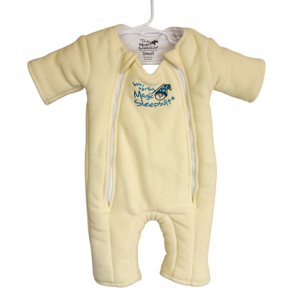 Baby Merlin’s Magic Sleepsuit Baby Yellow - Small 3-6 Months 12-18lbs